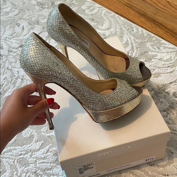 Jimmy Choo Peeptoe Pump - Picture 2 of 9